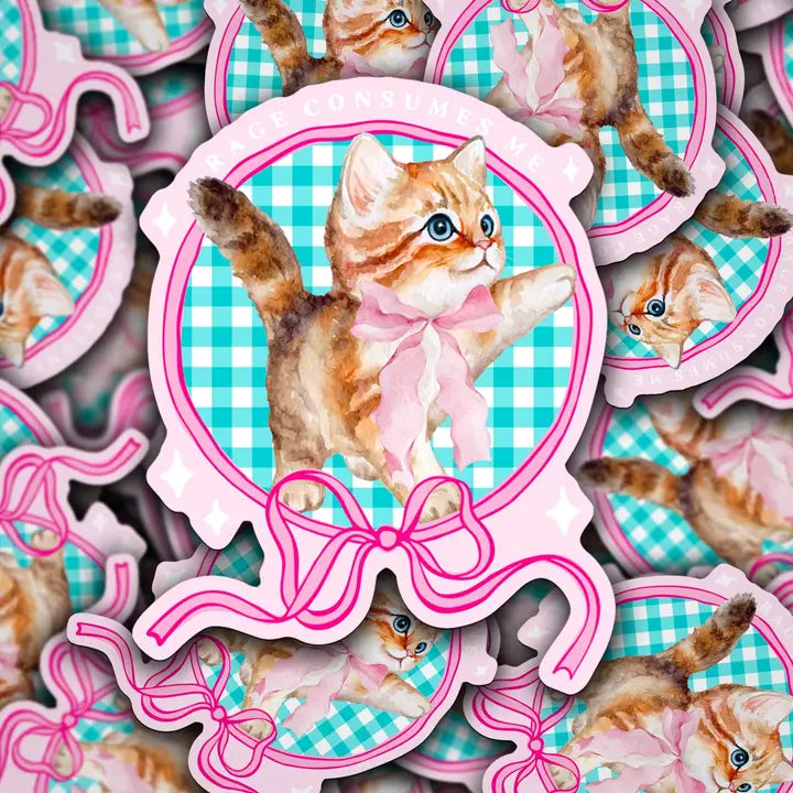 Rage Consumes Me Sticker