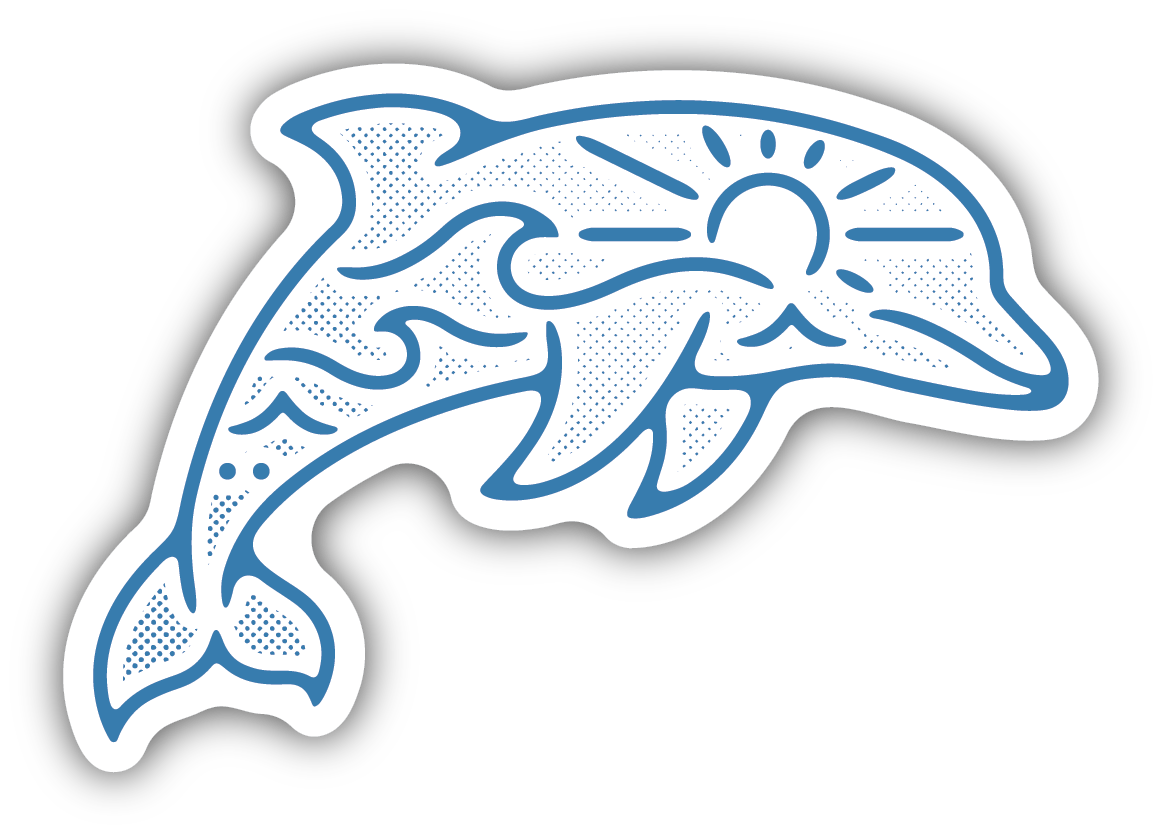 Dolphin Vinyl Sticker