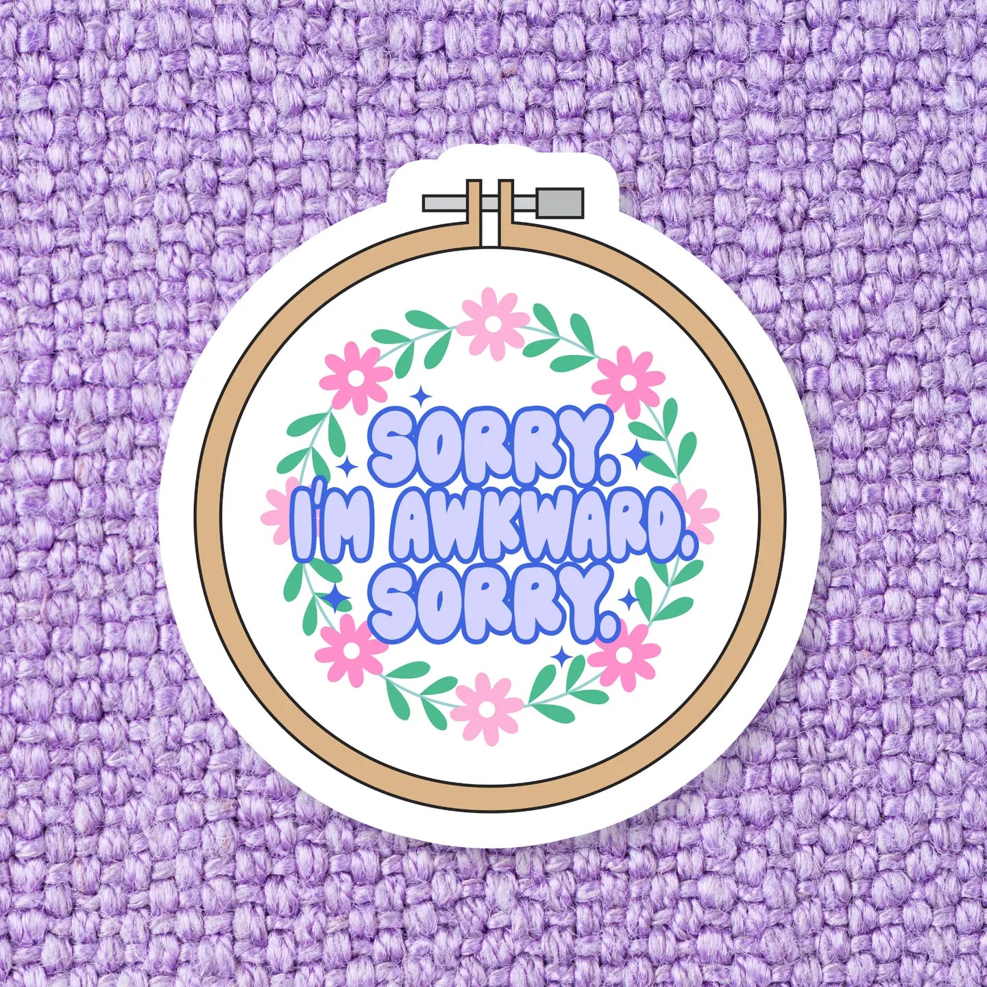 I'm Awkward Vinyl Sticker