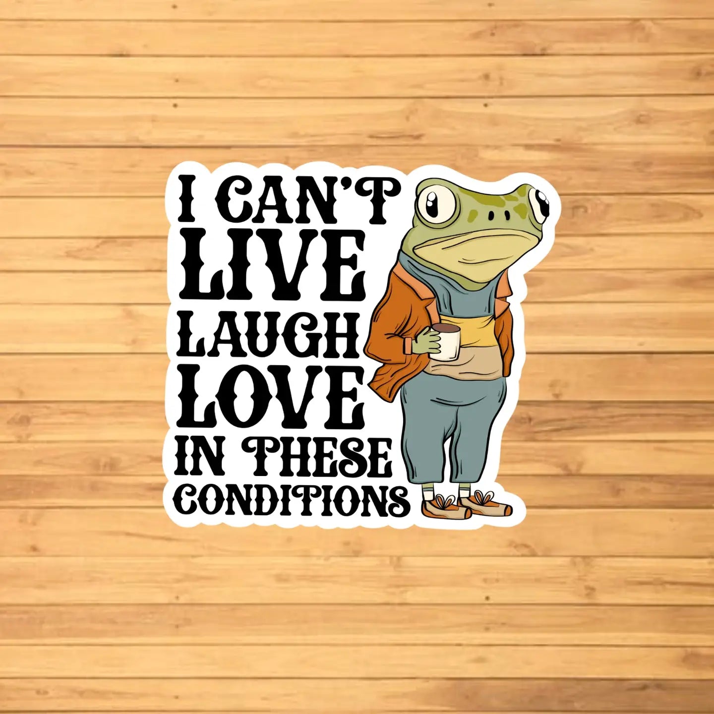 Live Laugh Love Sticker