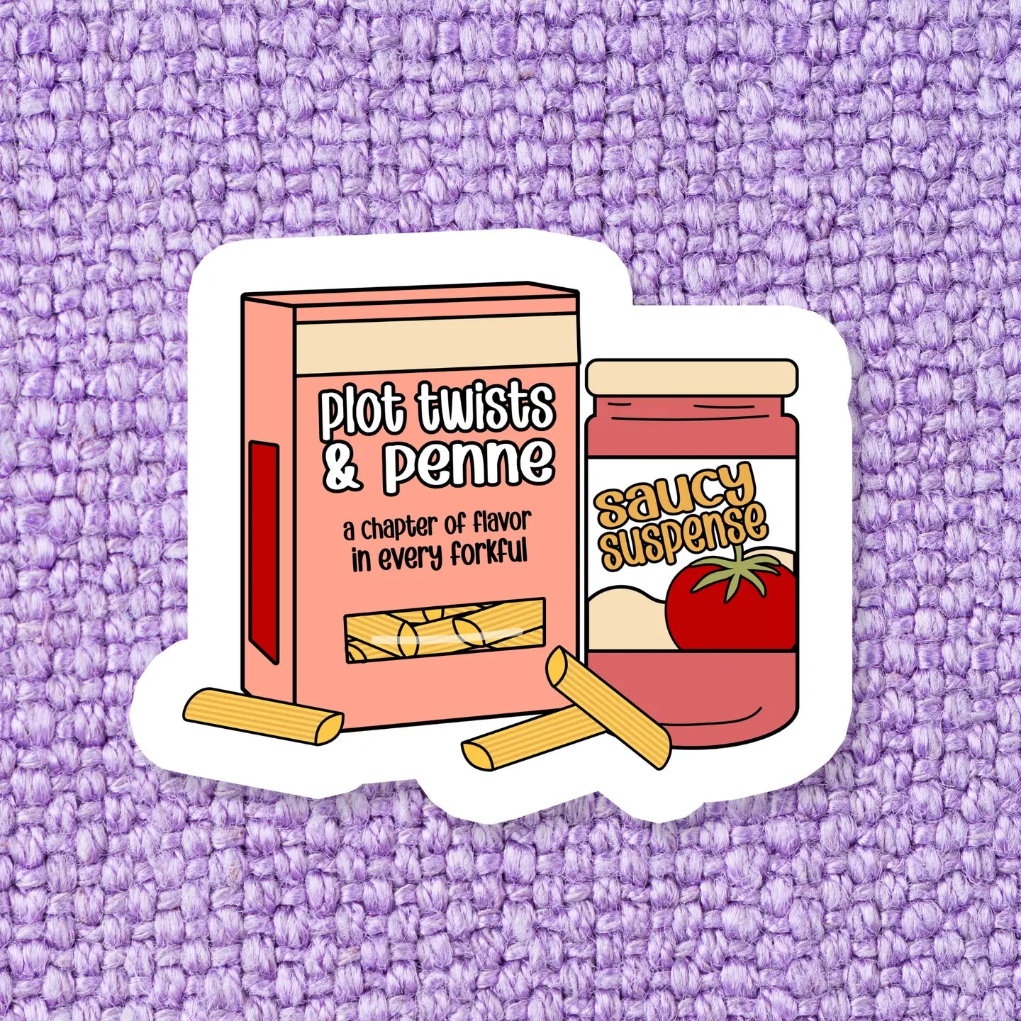 Plot Twist Vinyl Sticker