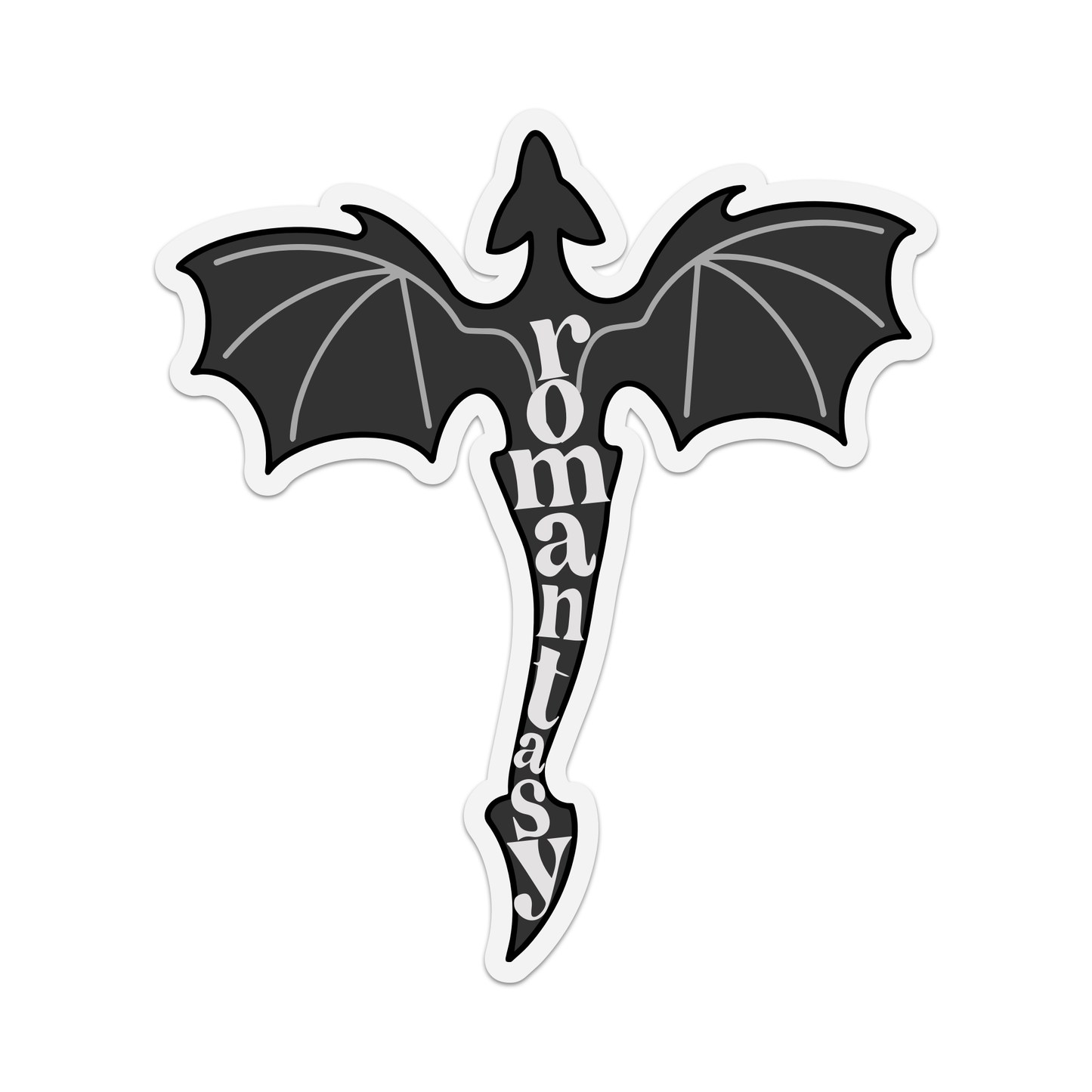 Romantasy Dragon Sticker