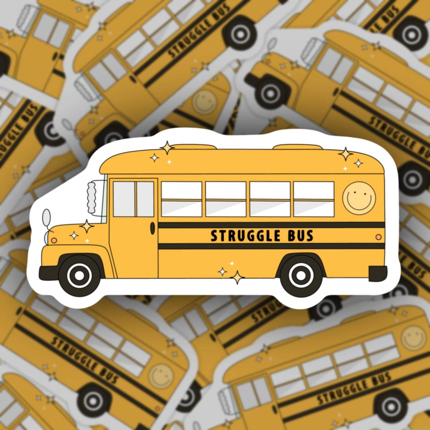 Struggle Bus Sticker