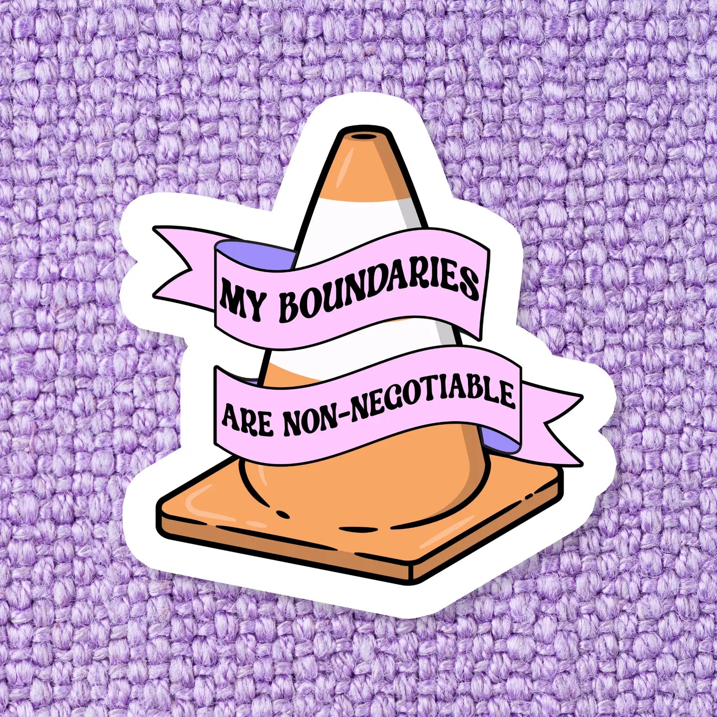 Boundaries Vinyl Sticker