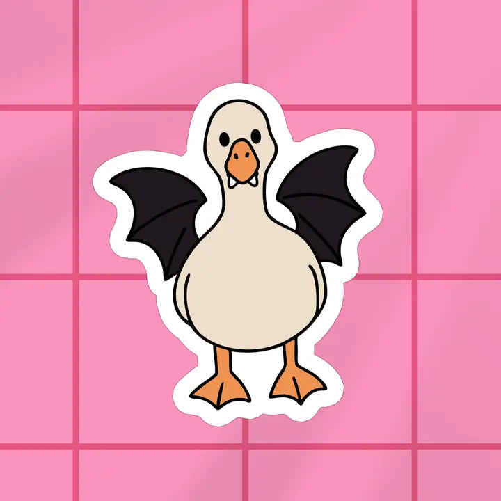 Vampire Goose Vinyl Sticker