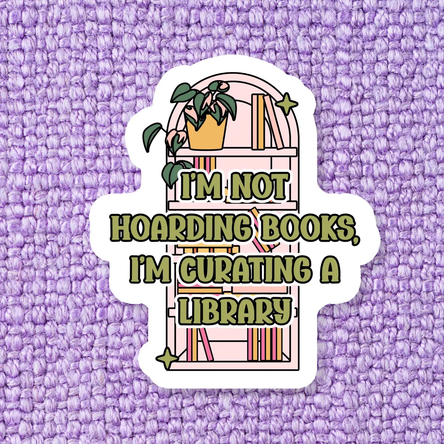 Not Hoarding Vinyl Sticker