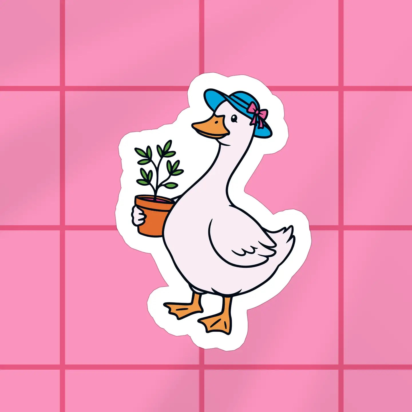 Goose Plant Vinyl Sticker
