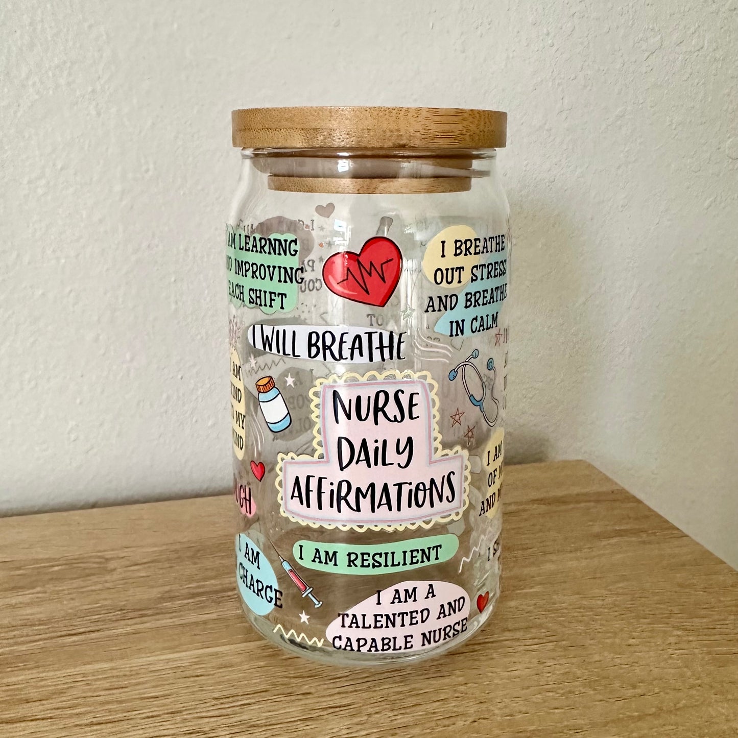16 oz. Nurse Daily Affirmations Cup