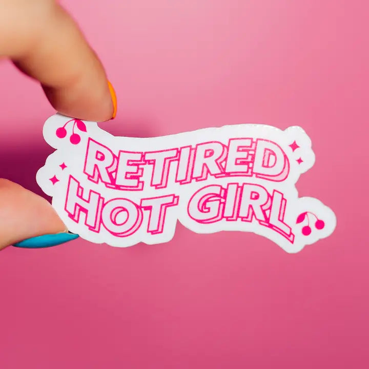 Retired Hot Girl Sticker