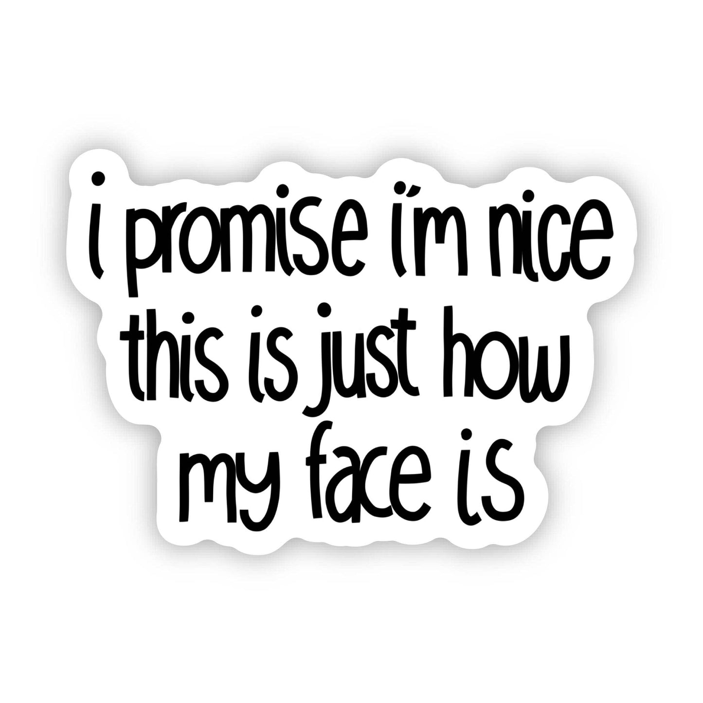 I'm Nice Sticker