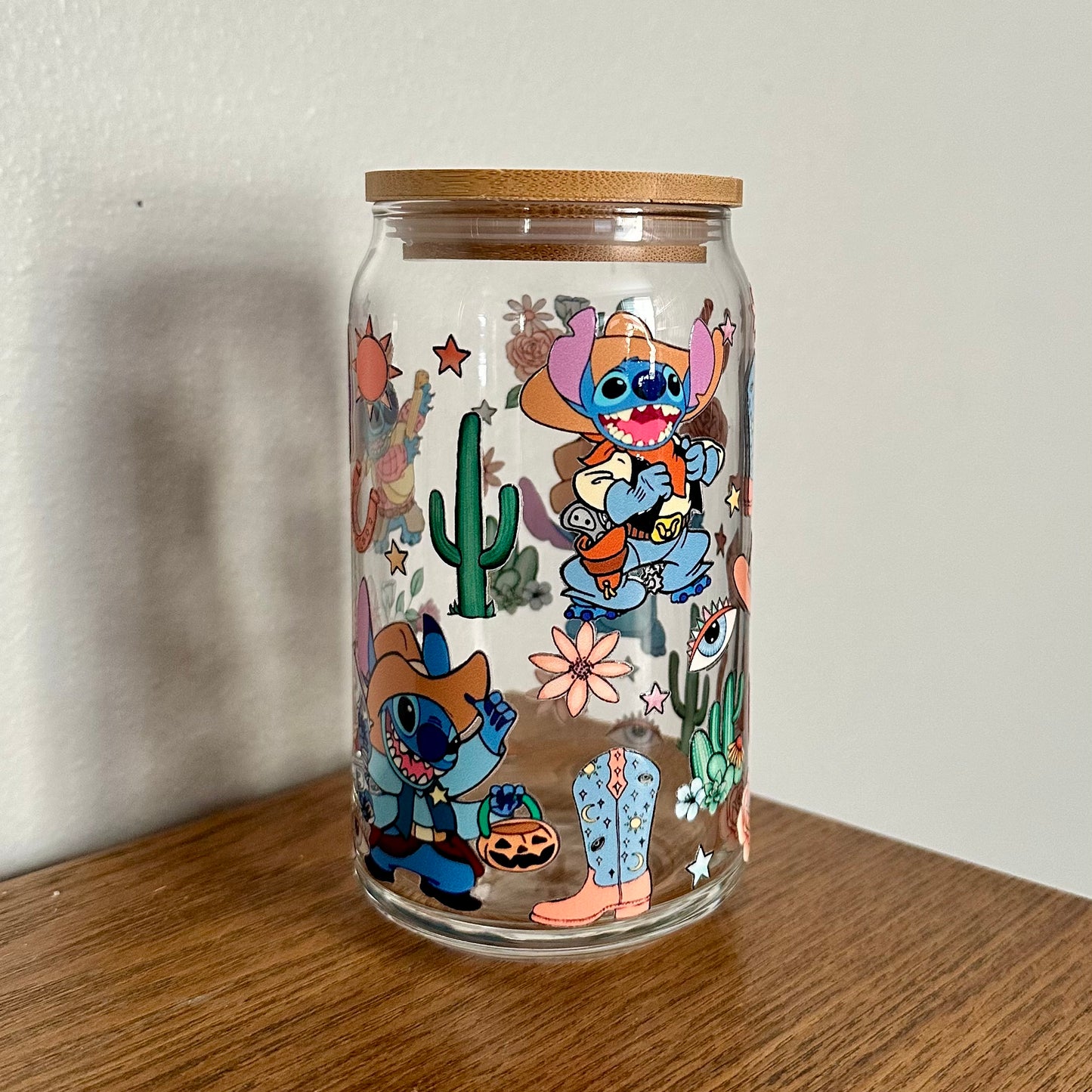 16 oz. Cowboy Stitch Cup