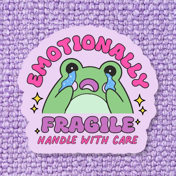 Emotionally Fragile Vinyl Sticker
