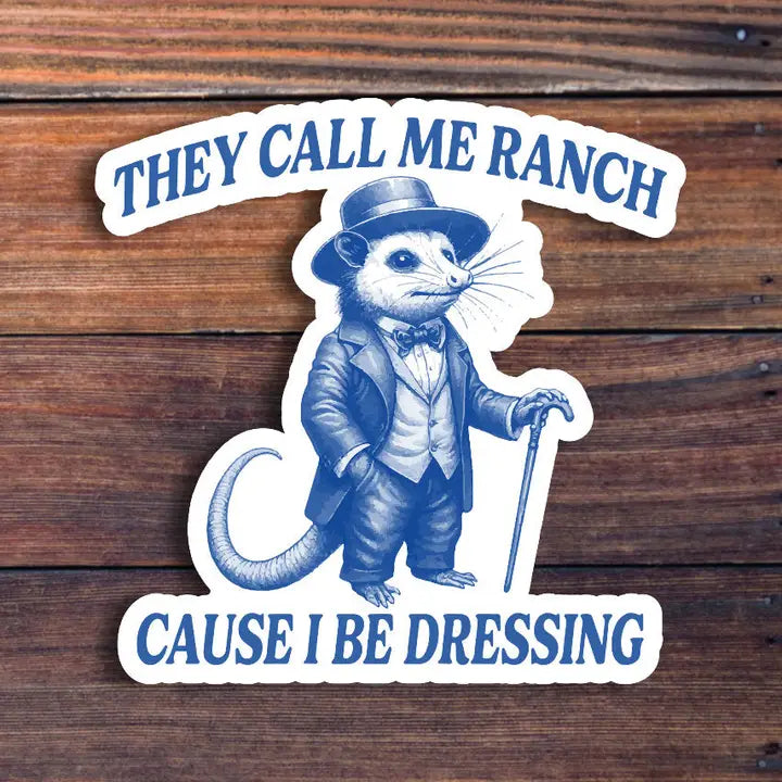 Call Me Ranch Sticker
