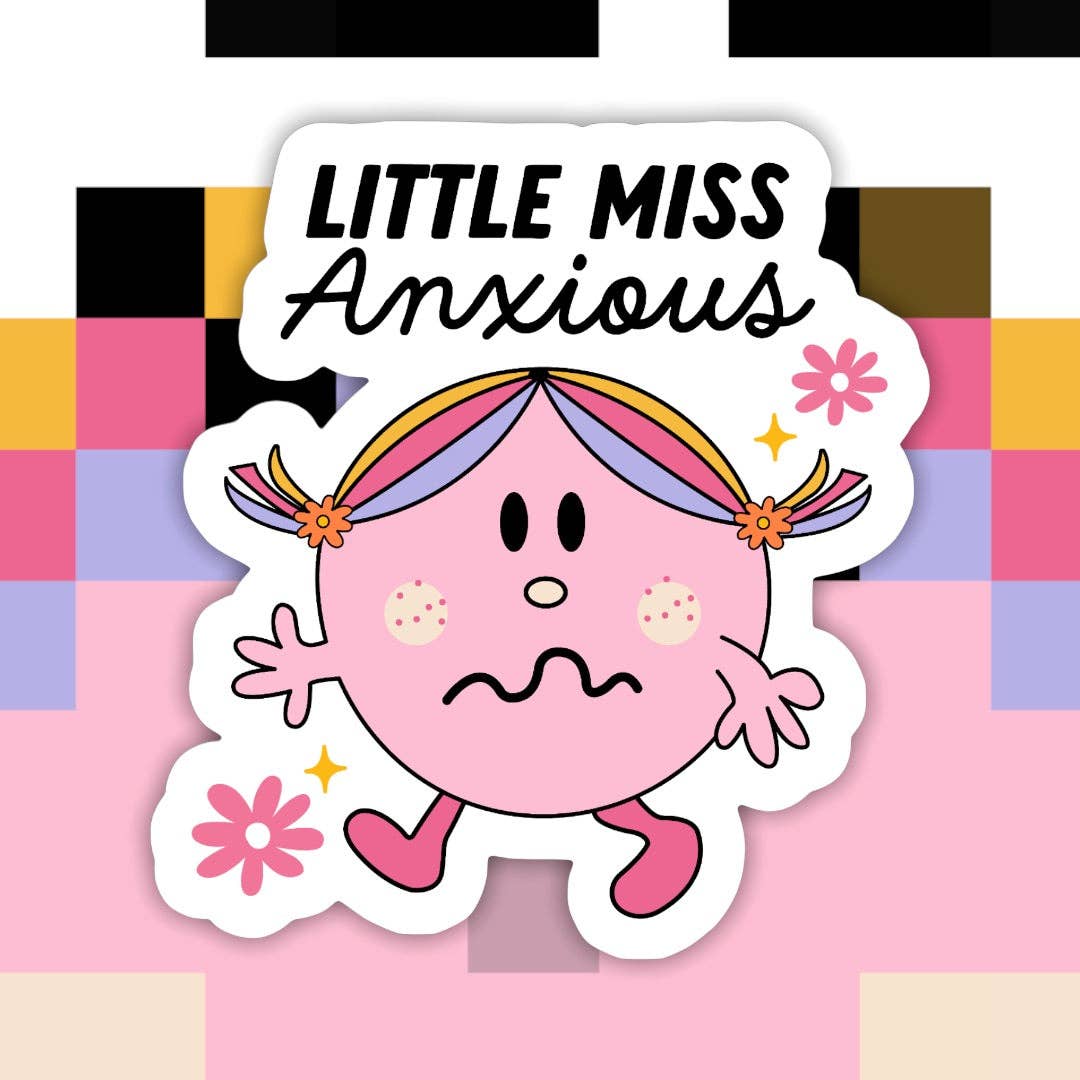 Little Miss Anxious Sticker