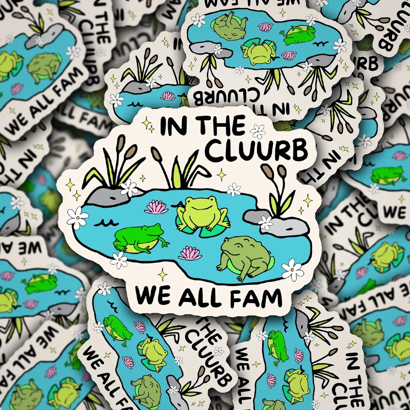 We All Fam Sticker
