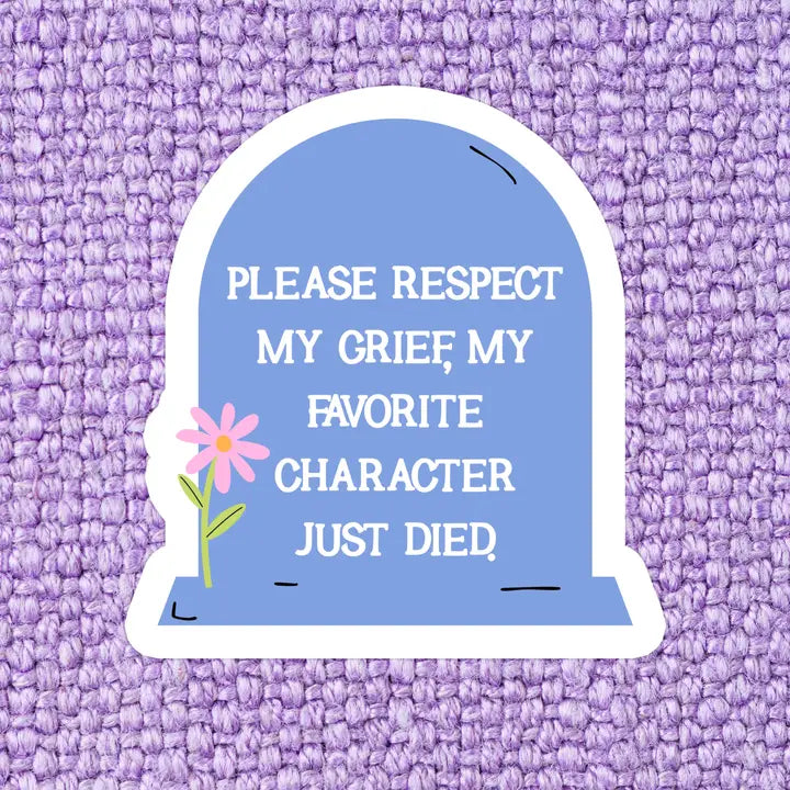 Just Died Vinyl Sticker