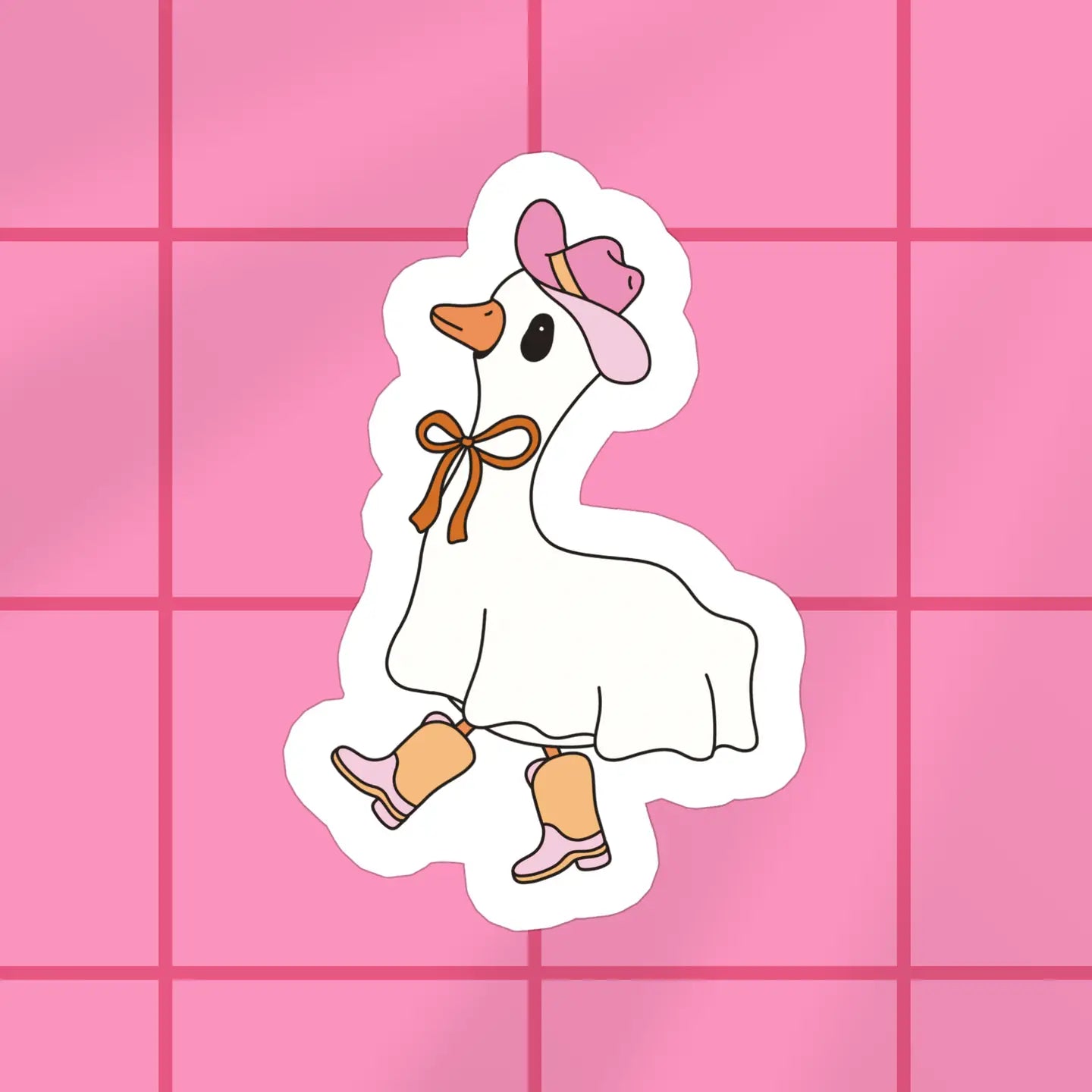 Ghost Goose Vinyl Sticker