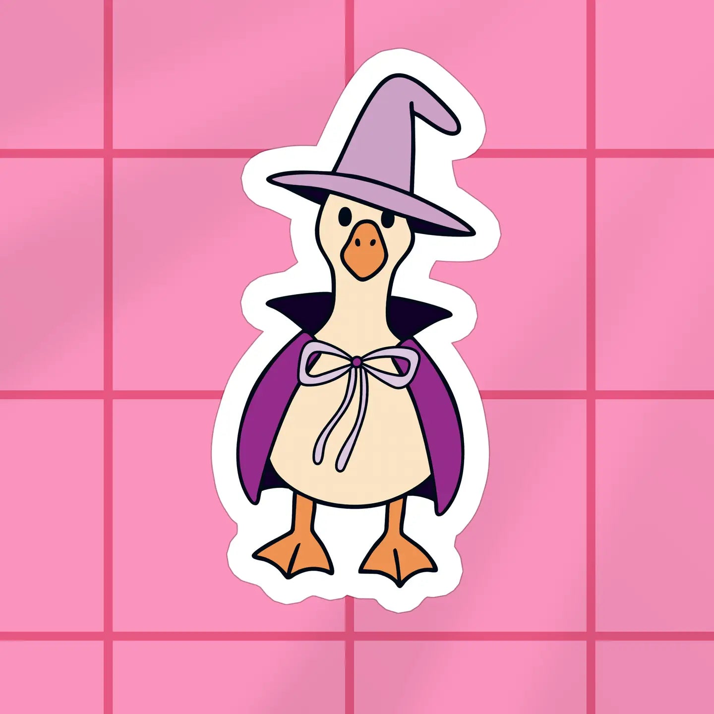 Witch Goose Vinyl Sticker