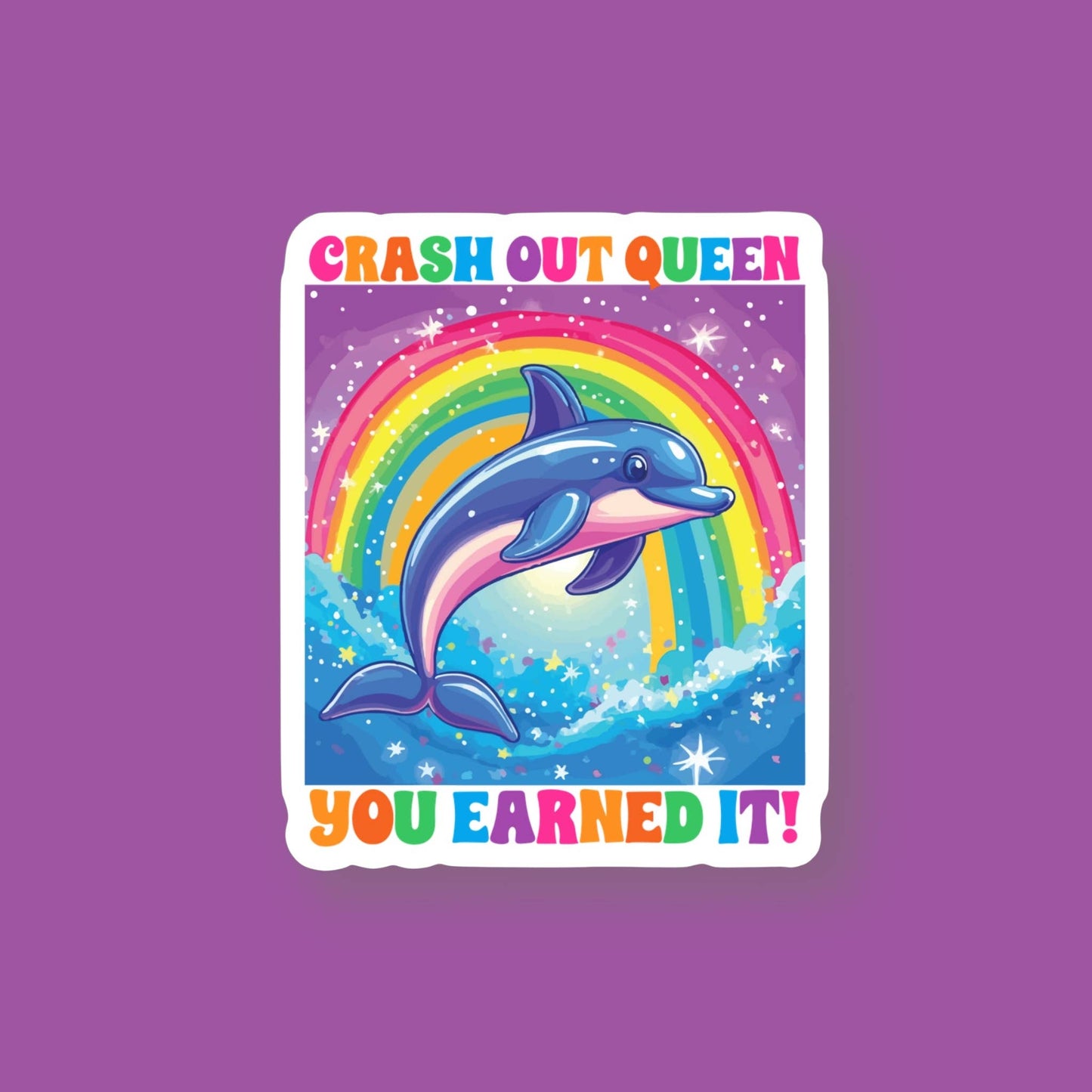 Crash Out Queen Sticker