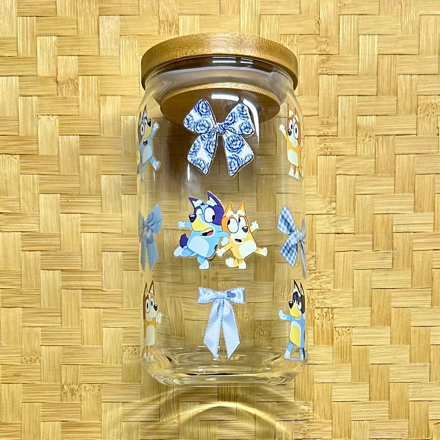 16 oz. Bluey Bow Cup