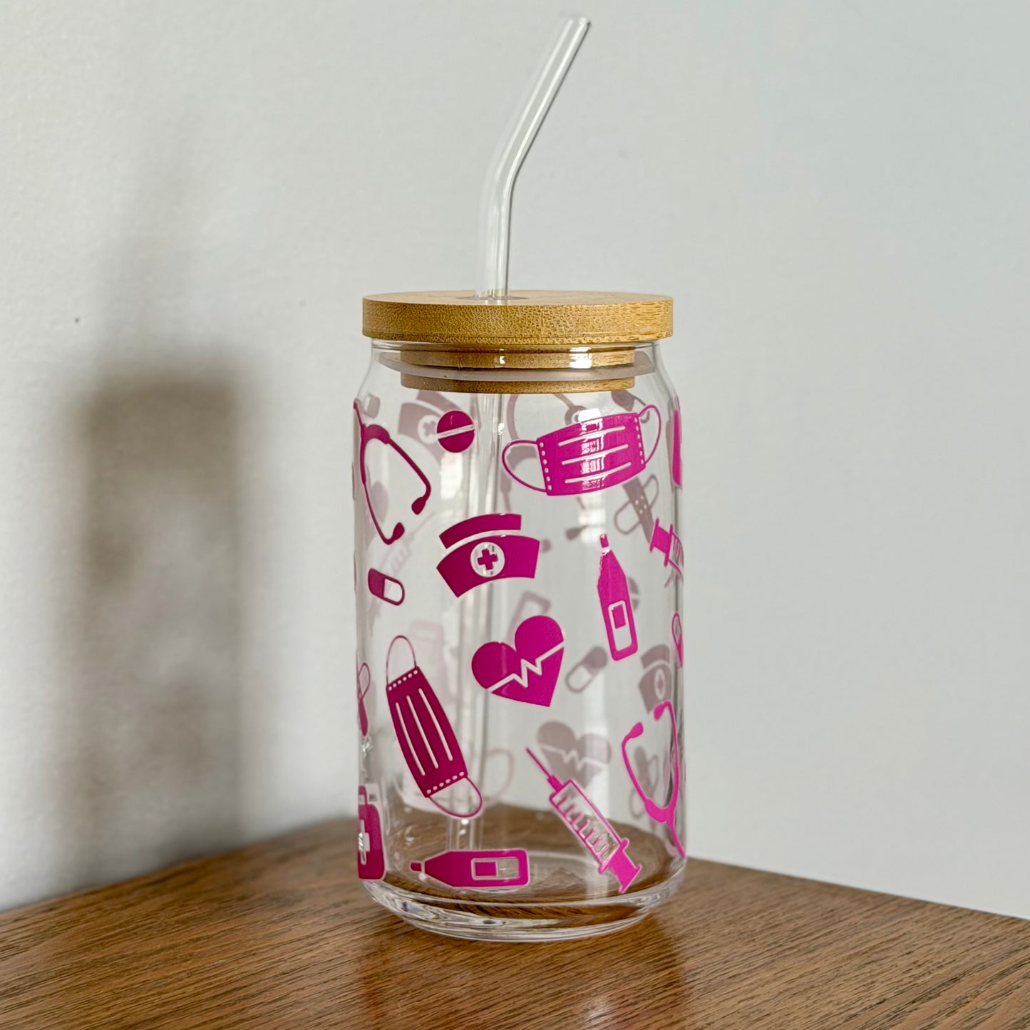 WS Pink Nurse Tools Cup