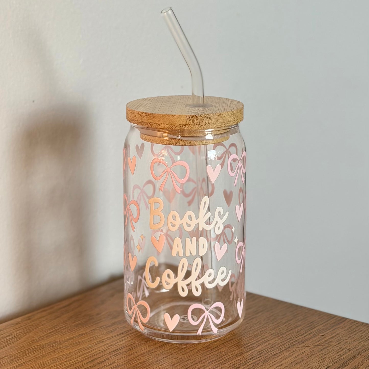 16 oz. Books and Coffee Cup