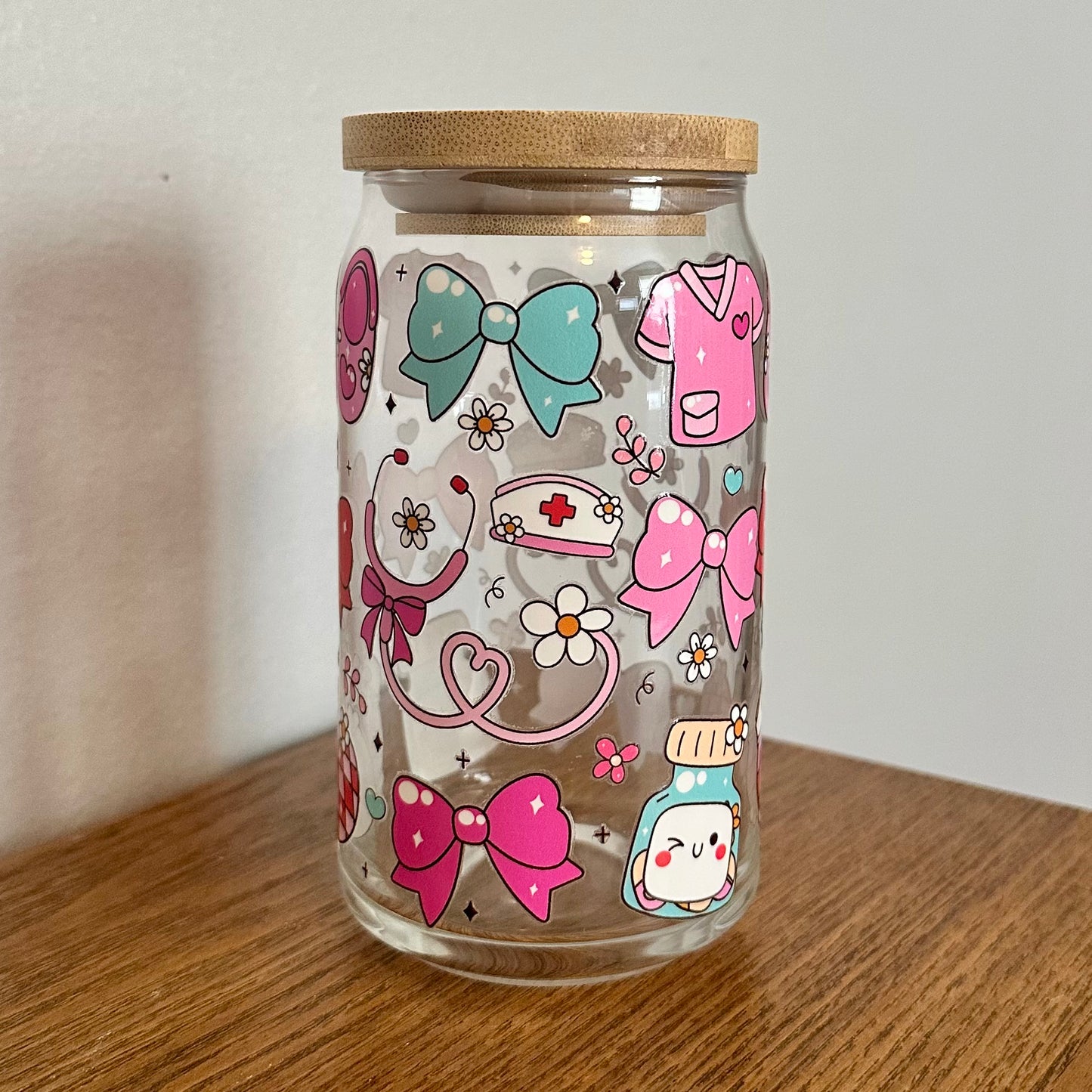 16 oz. Cartoon Nurse Cup