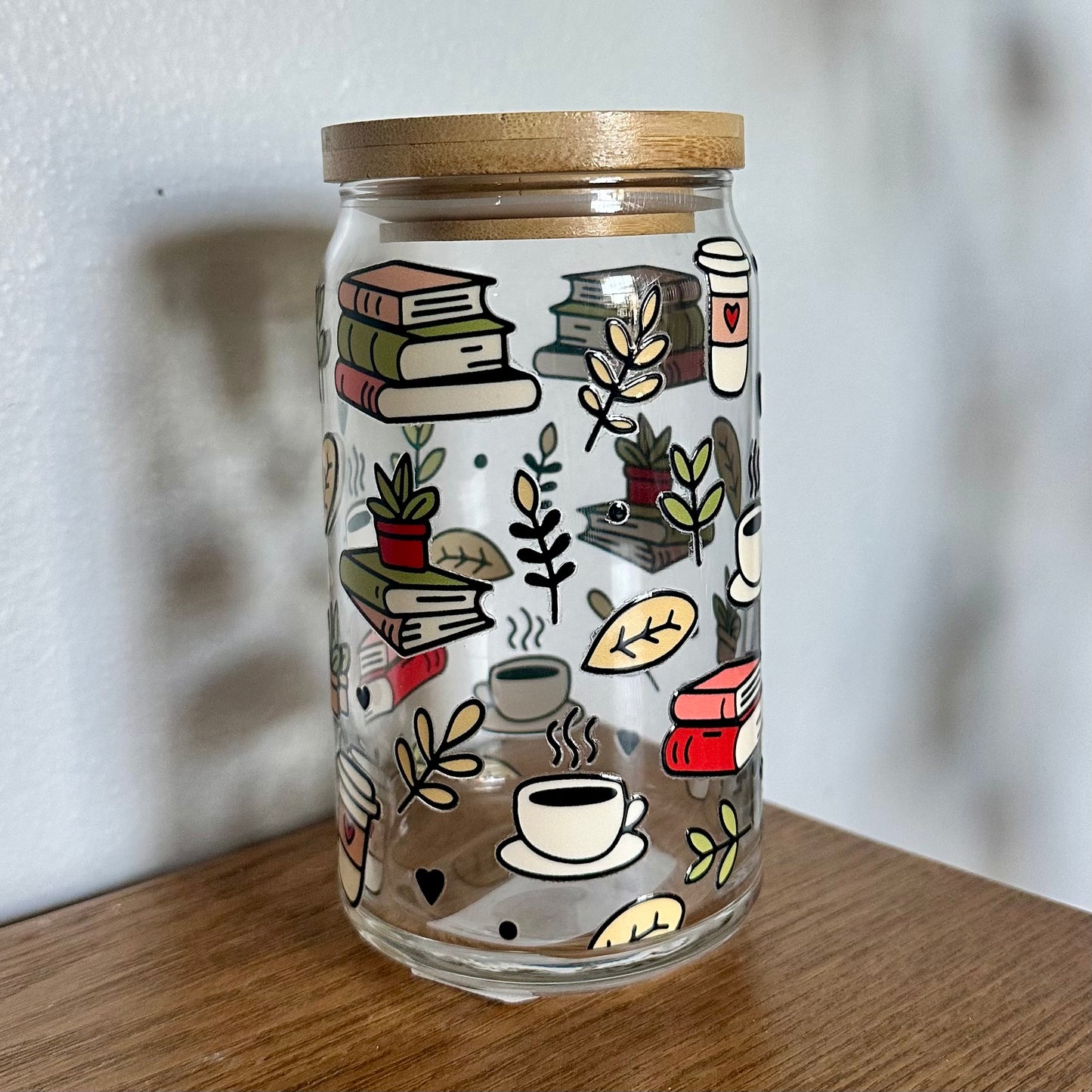 16 oz. Fall Book Cup