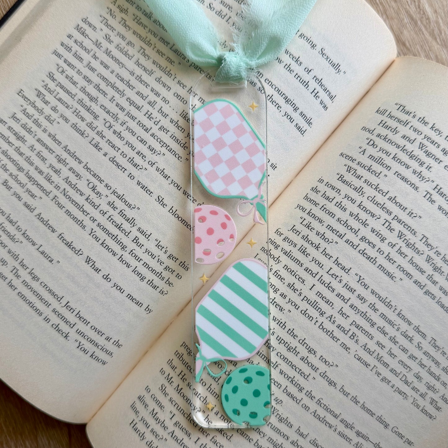 Pickleball Bookmark