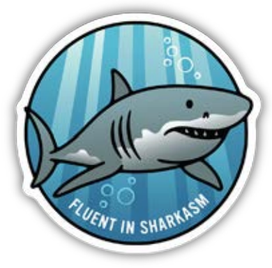 Sharkasm Vinyl Sticker