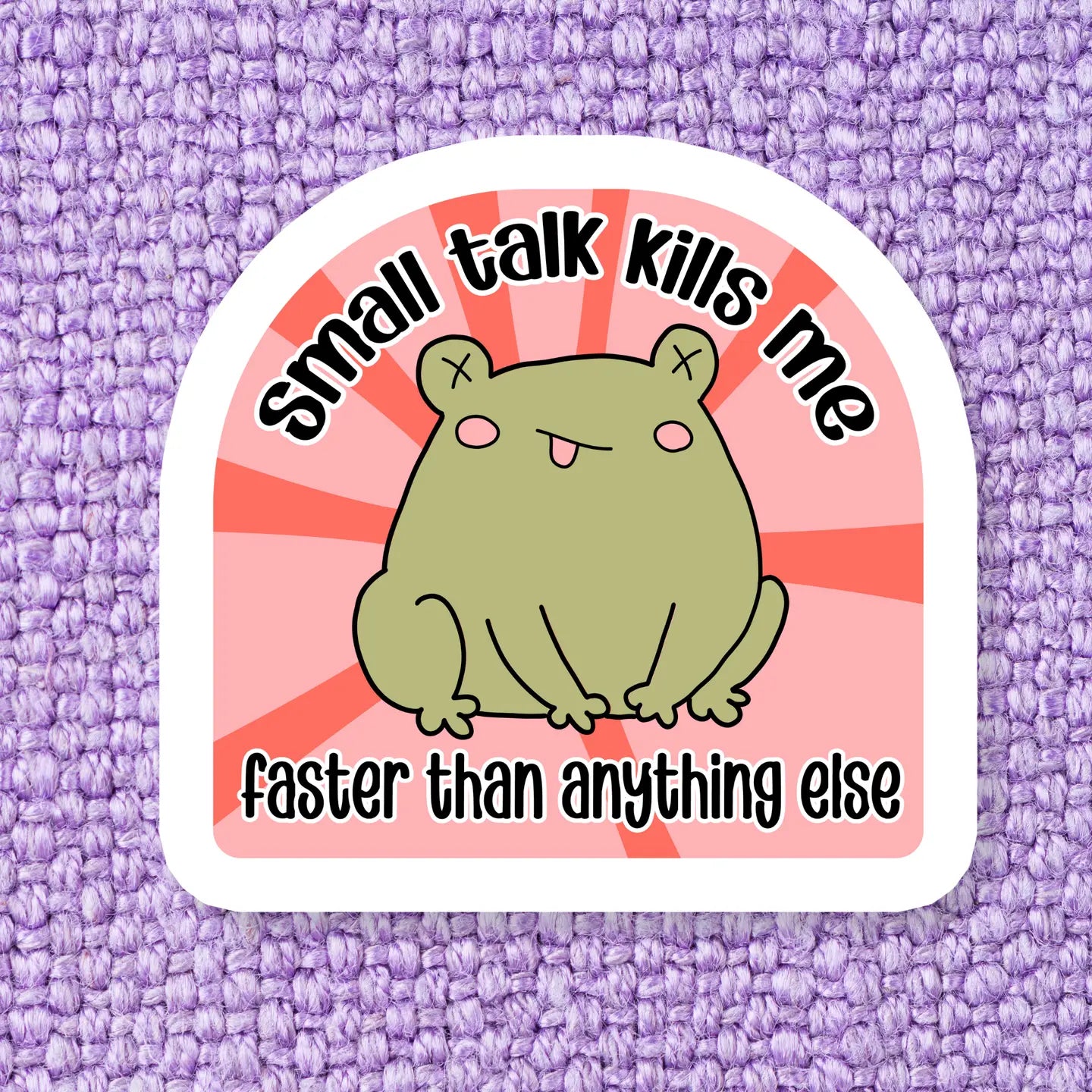 Small Talk Vinyl Sticker