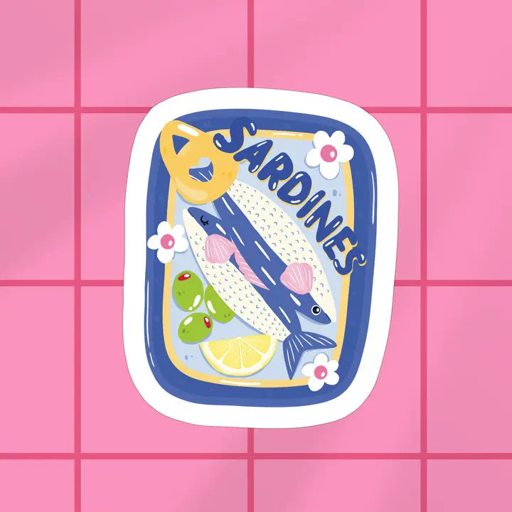 Sardines Vinyl Sticker