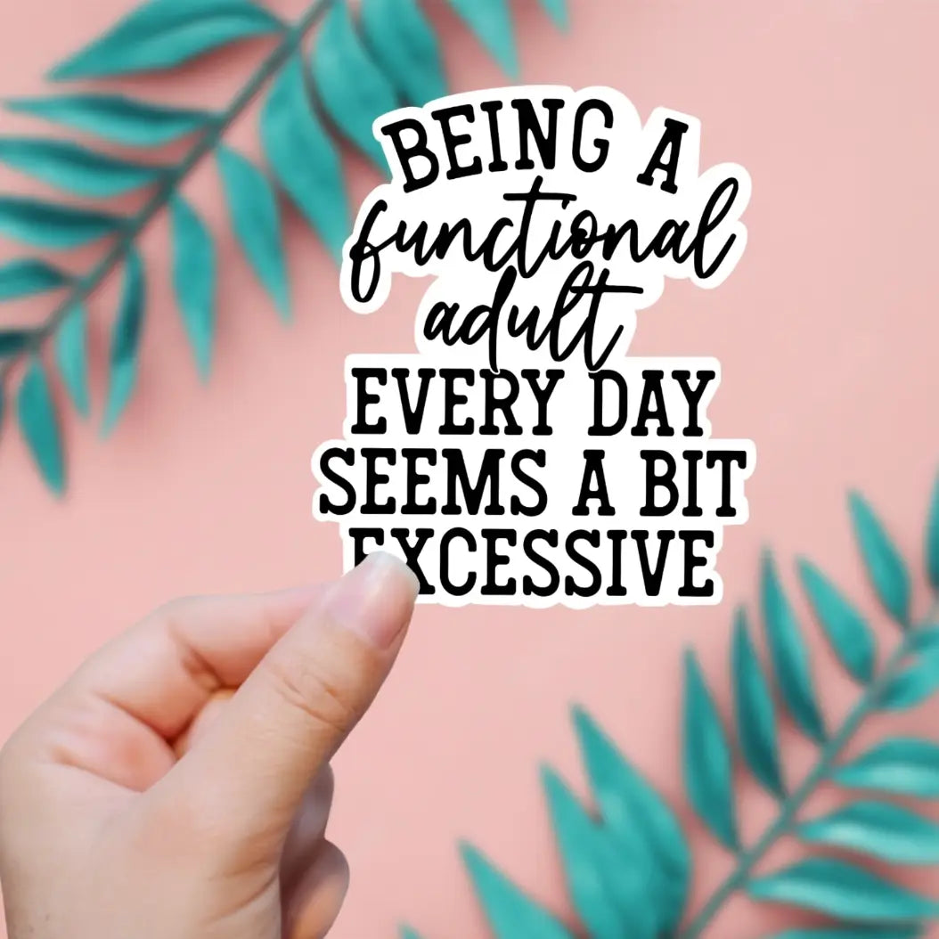 Functional Adult Sticker