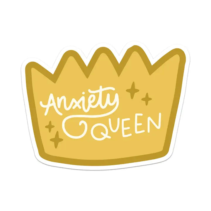 Anxiety Queen Vinyl Sticker