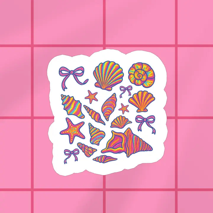 Ocean Shells Vinyl Sticker