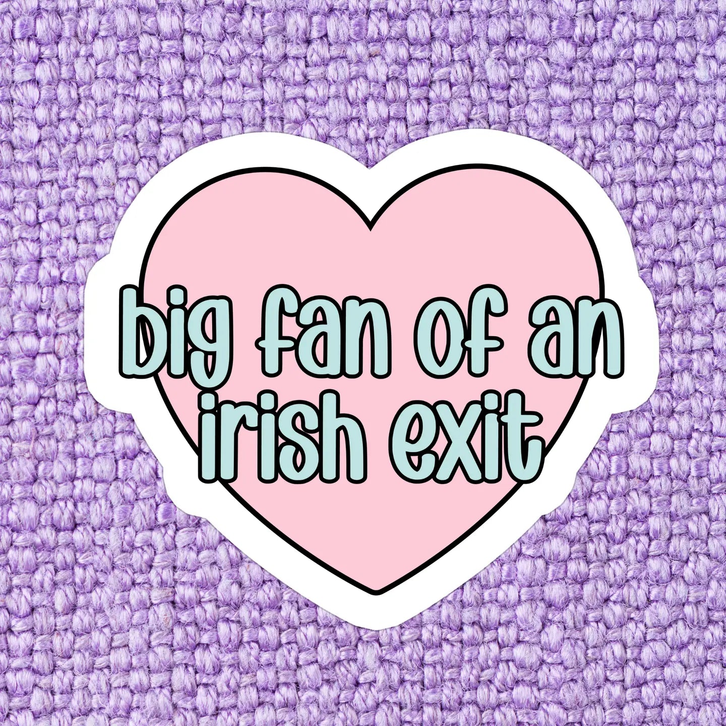 Irish Exit Vinyl Sticker