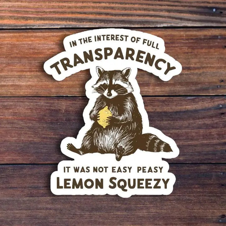 Lemon Squeezy Sticker