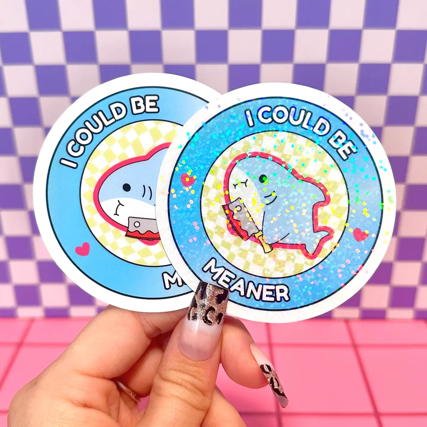 Could Be Meaner Vinyl Sticker