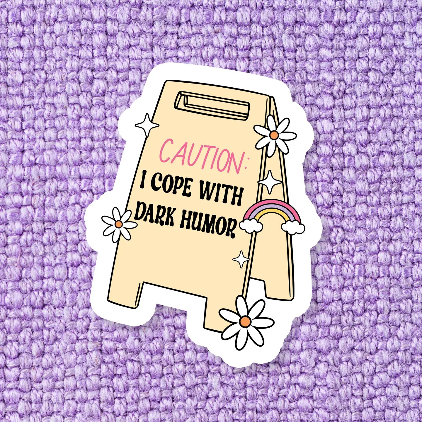 Dark Humor Vinyl Sticker