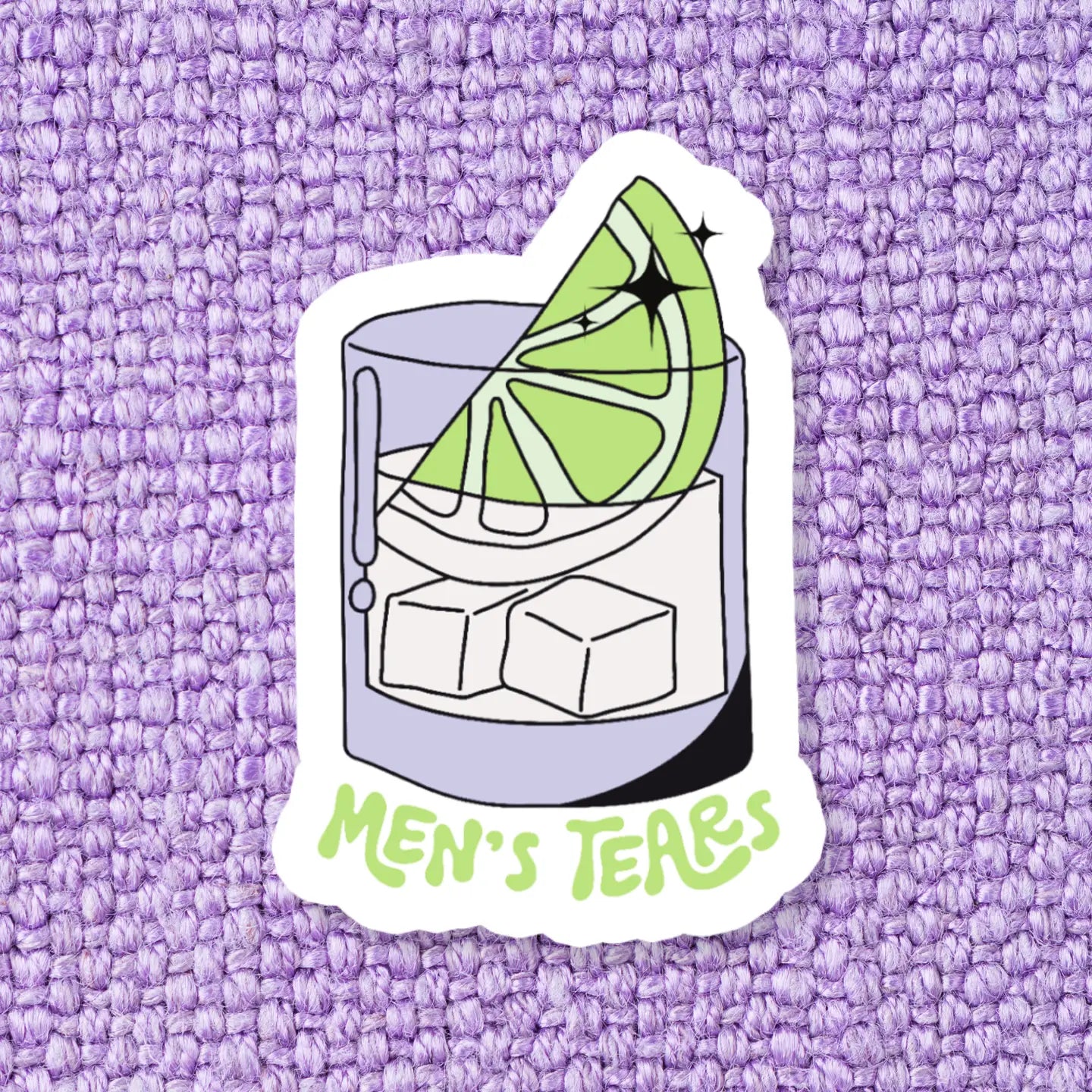 Men's Tears Vinyl Sticker