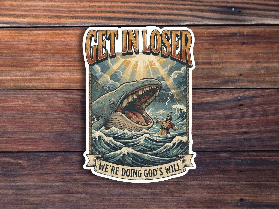 Doing God's Will Sticker