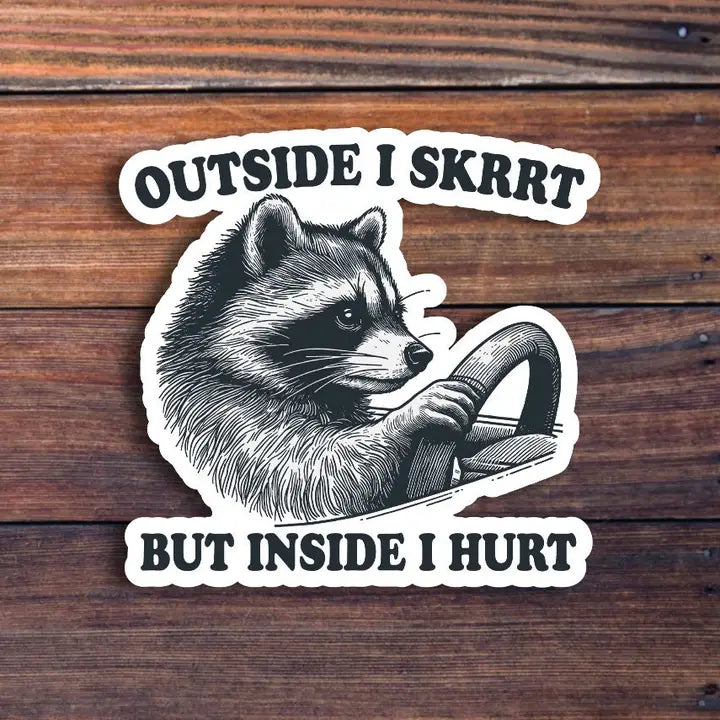 Inside I Hurt Sticker