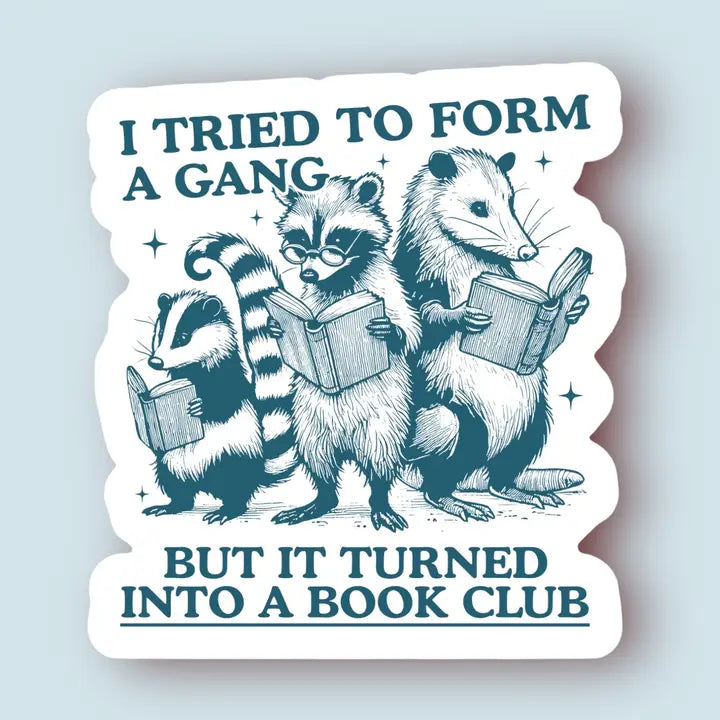 Book Club Sticker