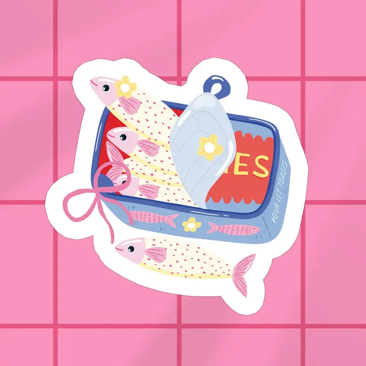 Sardines Can Vinyl Sticker