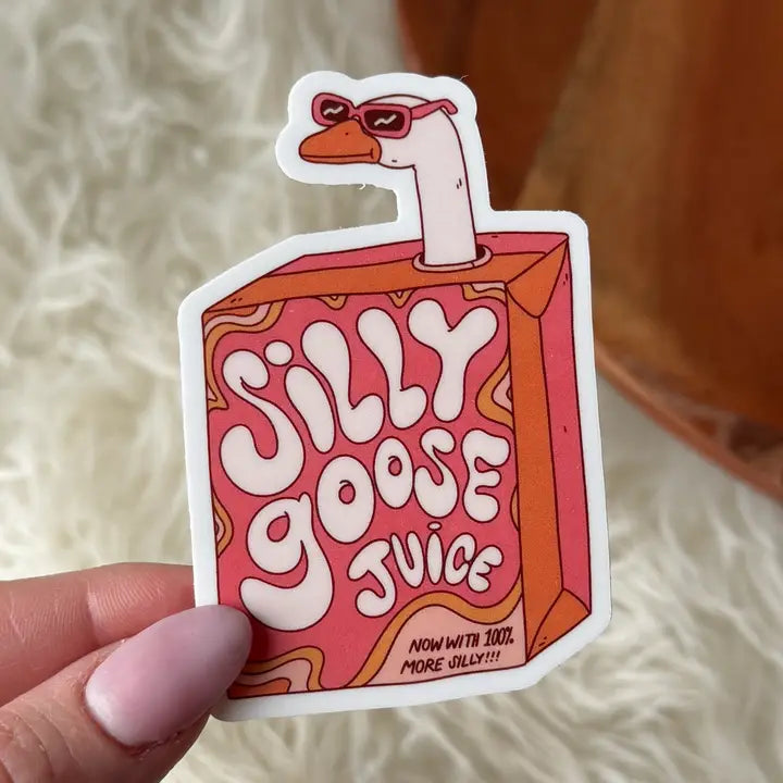 Silly Goose Juice Sticker