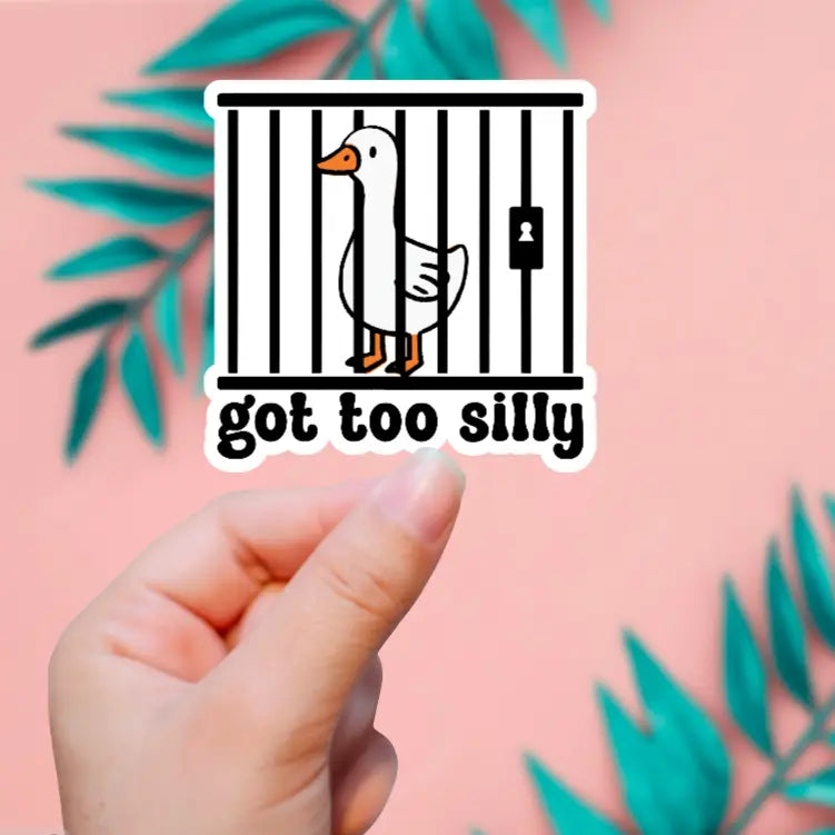 Too Silly Sticker