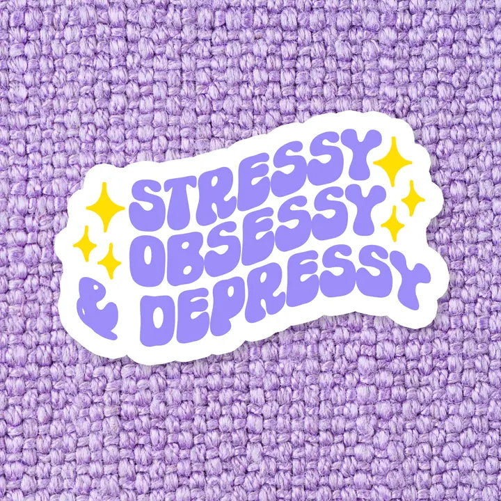 Stressy Vinyl Sticker