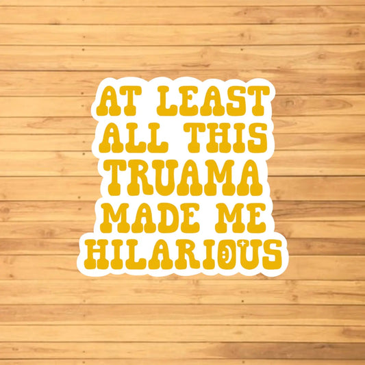 Trauma Sticker