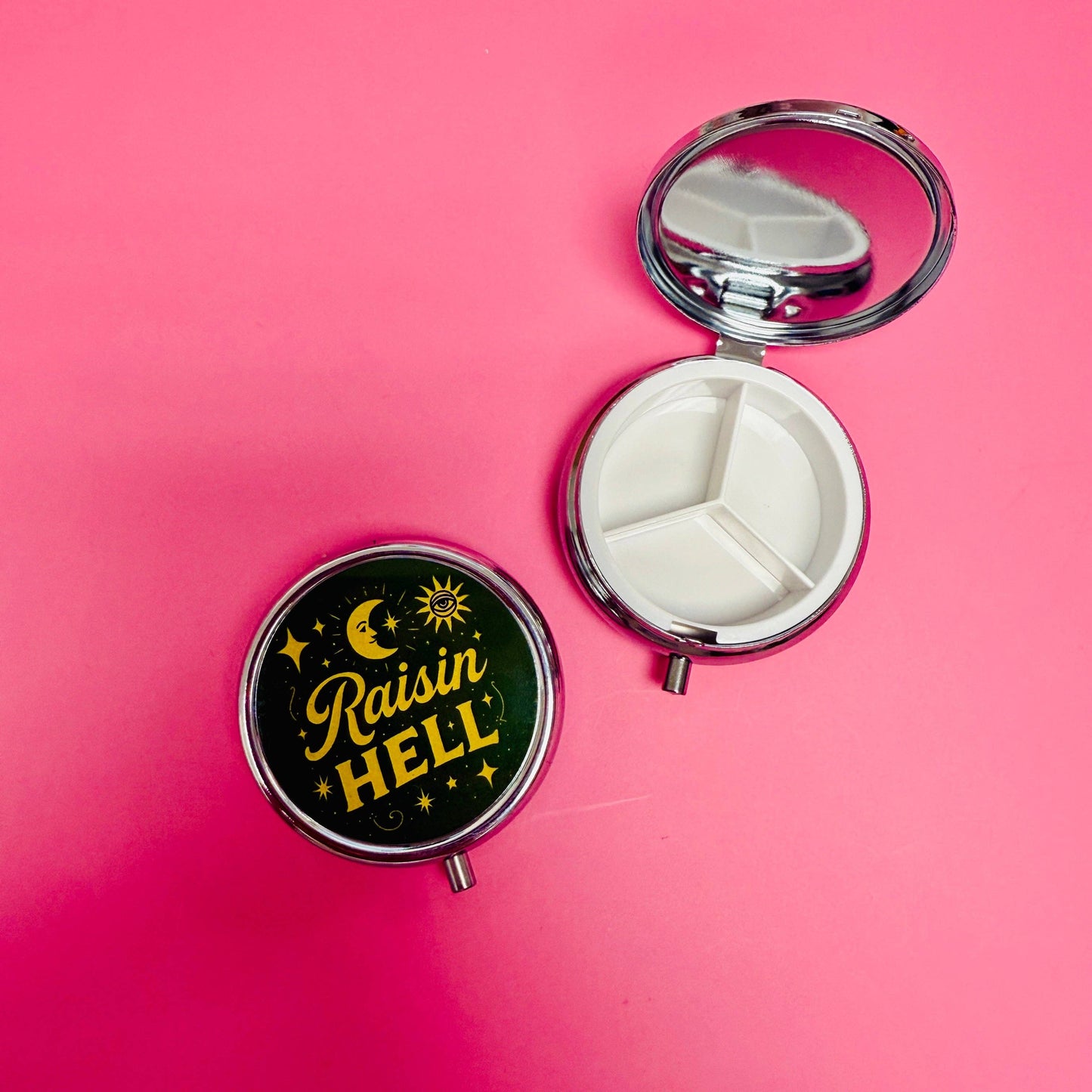 Raisin' Hell Pill Box