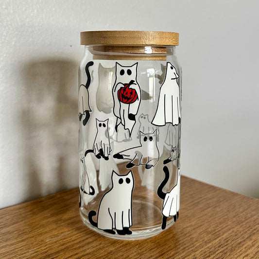 16 oz. Halloween Kitty Cup